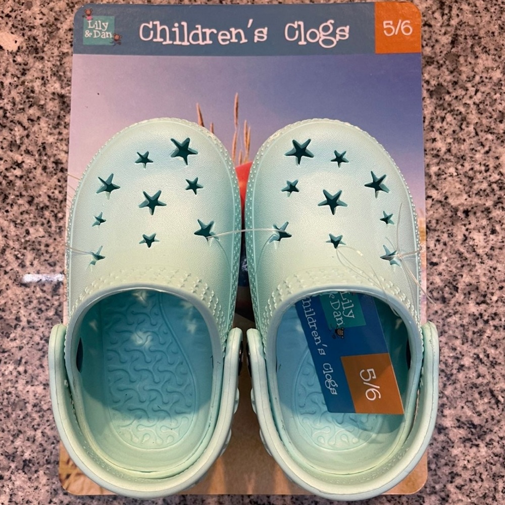 ‼️SOLD ‼️Lily & Dan Children's Clogs 5/6